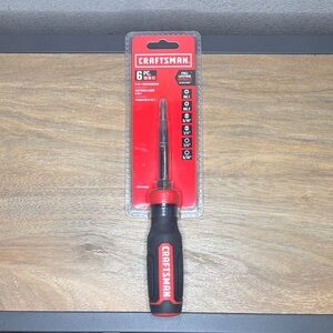 Craftsman Black and Red 6-Piece Screwdriver Set - Comfortable Grip
